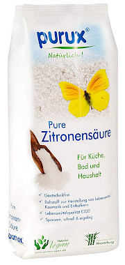 Pure Zitronensure fr Kche, Bad & Haushalt von purux®
